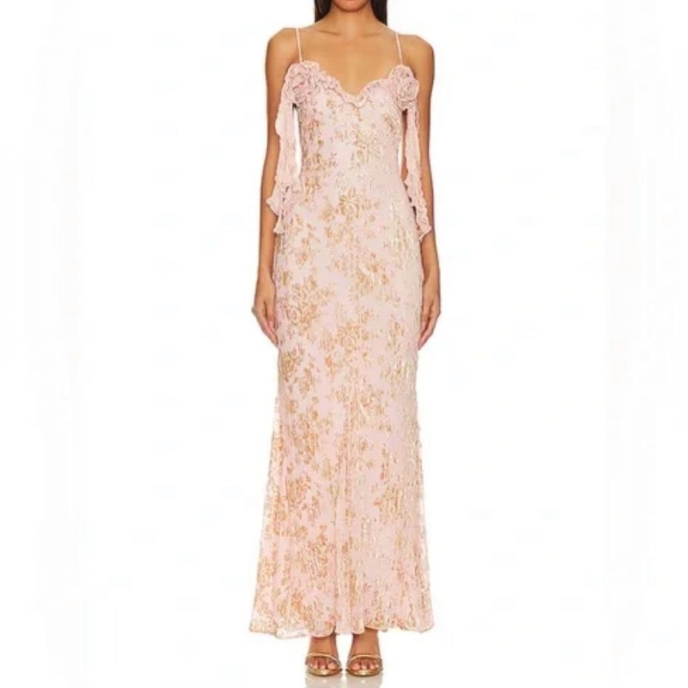 NBD Jamela Gown in Blush Pink size M